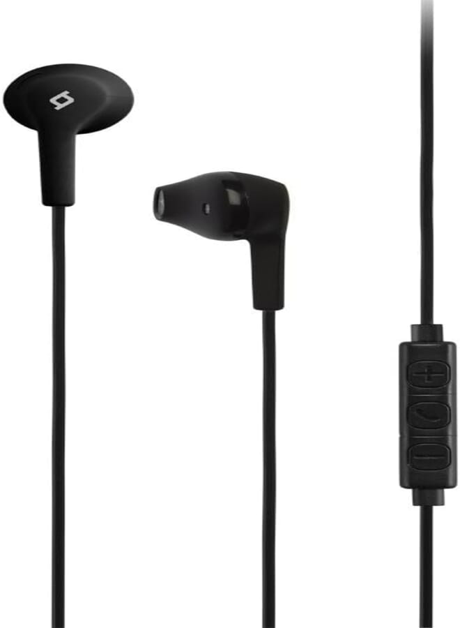 ttec RIO In-Ear Headphones with Built-in remote control-Black